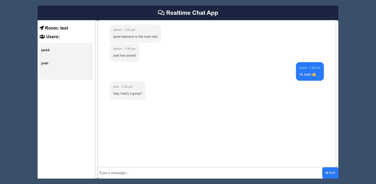A-Messenger Web Application Demo